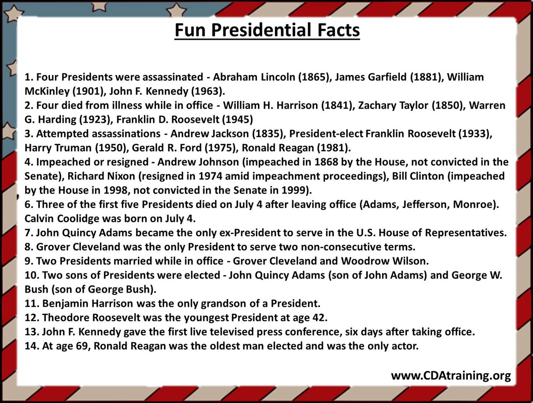 What are some interesting presidential trivia facts?